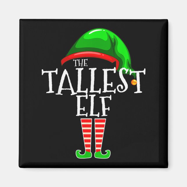 The Tallest Elf Family Matching Group Christmas  Magnet (Vorne)
