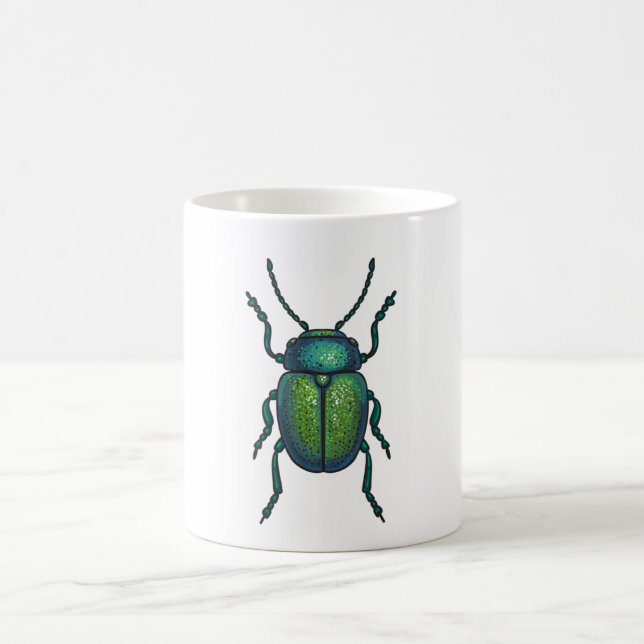 The tansy beetle kaffeetasse (Mittel)