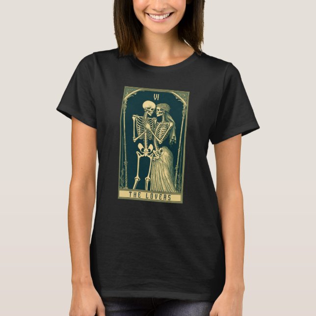 The Tarot Card Goth and Valentines Day T-Shirt (Vorderseite)