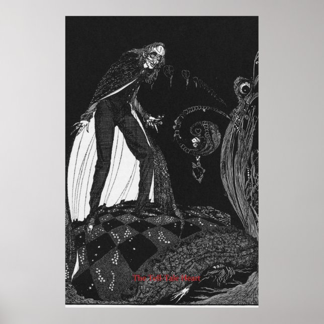The Tell Tale Heart von Harry Clarke Poster (Vorne)