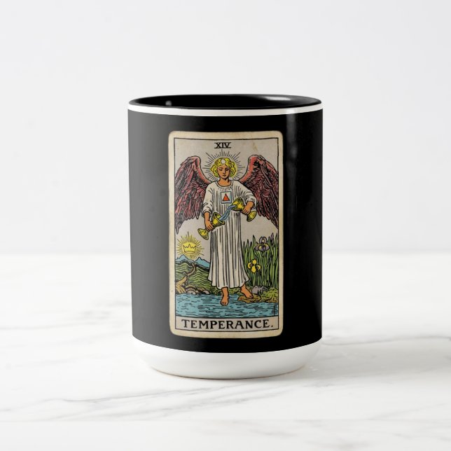 The Temperance Tarot Zweifarbige Tasse (Mittel)