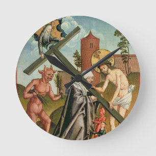 The Temptation of a Saint Runde Wanduhr