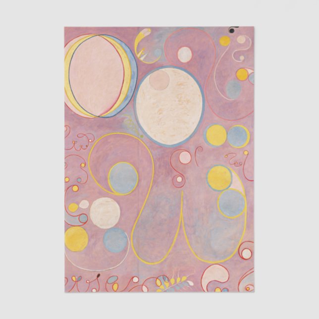 The Ten Largest No. 8 Adulthood, Hilma af Klint Seidenpapier (Vorderseite)