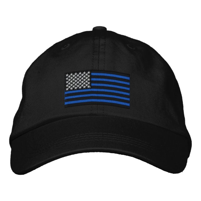 The Thin Blue Lines American Bestickte Kappe (Vorderseite)