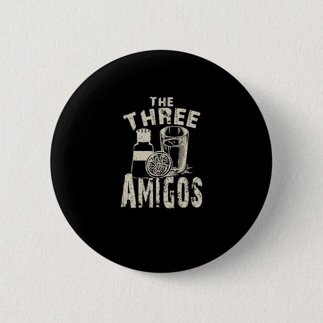 The Three Amigos Cocktail Novelty Drink Button (Vorderseite)
