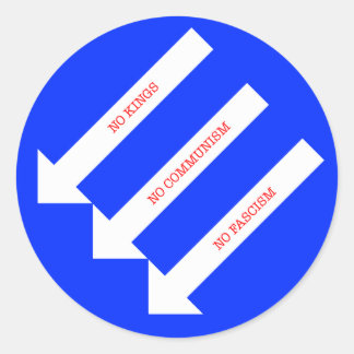 The Three Arrows Runder Aufkleber