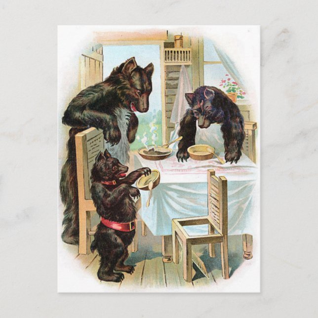 The Three Bears Postkarte (Vorderseite)