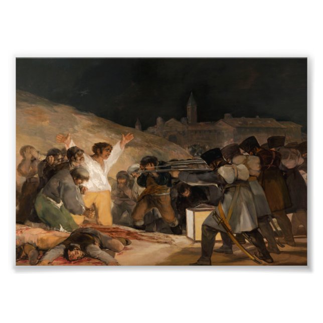 The Three of May by Francisco de Goya Fotodruck (Vorne)