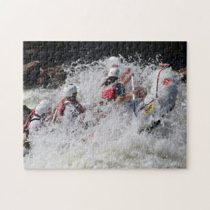 The Thrill of Whitewater Rafting 11 x 14 Puzzle