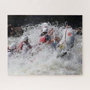 The Thrill of Whitewater Rafting 16 x 20 Puzzle