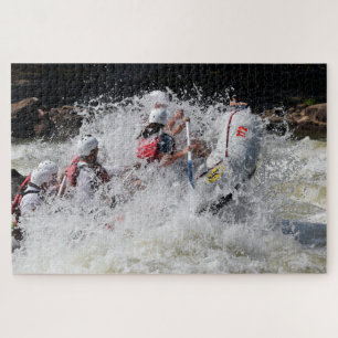 The Thrill of Whitewater Rafting 20 x 30 Puzzle