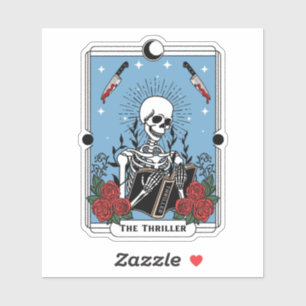 The Thriller Book, Kindle, Water Flasche Sticker