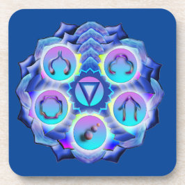 The Throat Chakra - Symbole Getränkeuntersetzer