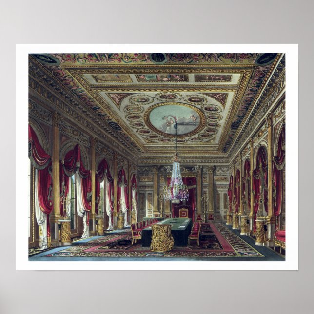 The Throne Room, Carlton House, von "The History Poster (Vorne)