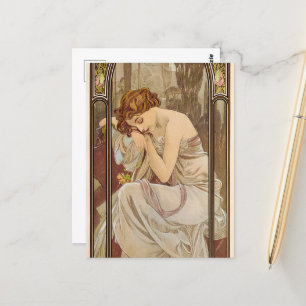 The Times of the Day, Night's Erholung, 1899 von M Postkarte