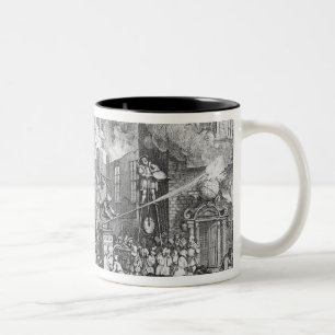 The Times, Platte I, 1762 Zweifarbige Tasse