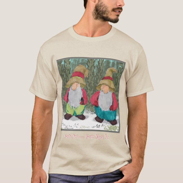 "The Tomten" Weihnachtsfest-T - Shirt (Vorderseite)