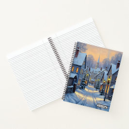 The Town In Winter Notizbuch