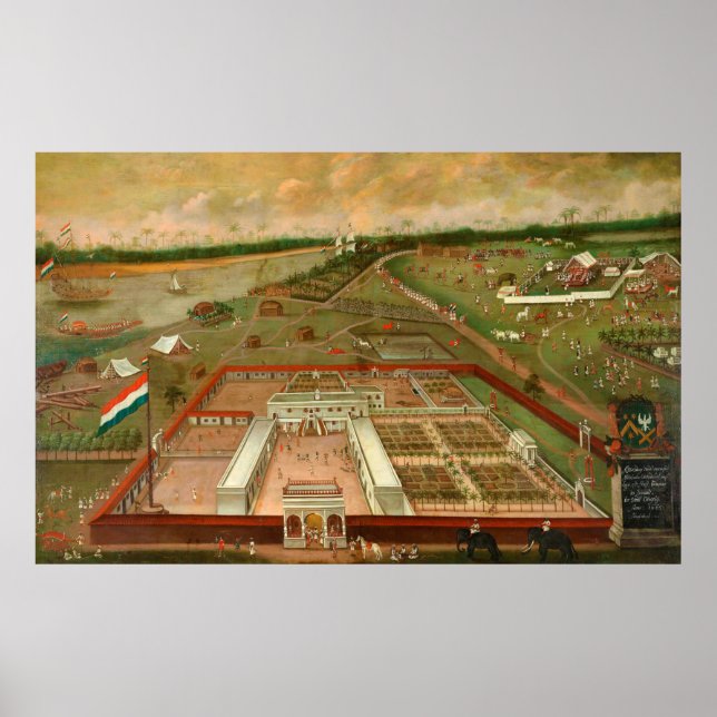 The Trading Post of the Dutch East India Company Poster (Vorne)