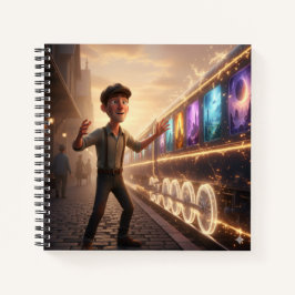 The Train Platform Storyteller Notebook Notizbuch