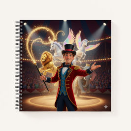 The Traveling Circus Ringmaster Notebook Notizbuch