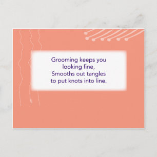 The Treasure Hunt Game - Clue #2 - Hairbrush Postkarte