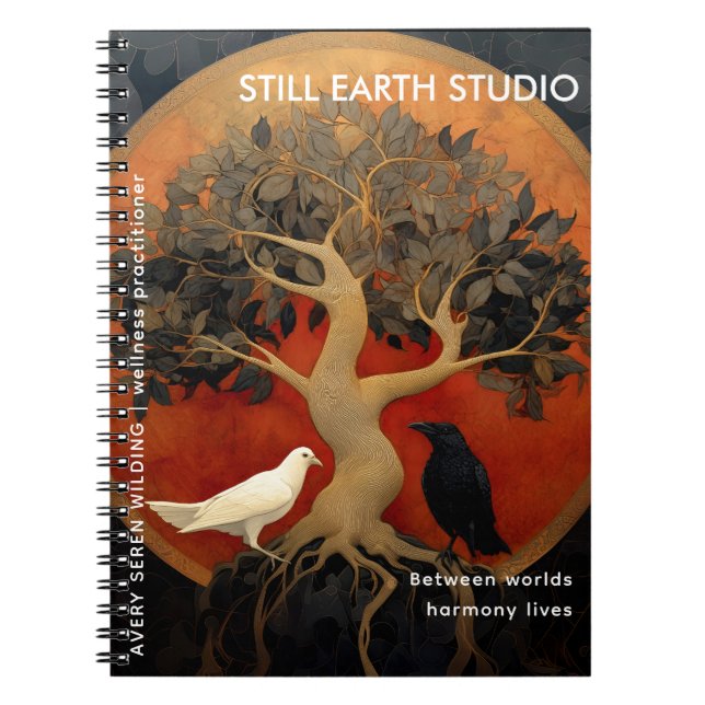 The Tree Between Worlds | Tree of Life R&B Notizblock (Vorderseite)