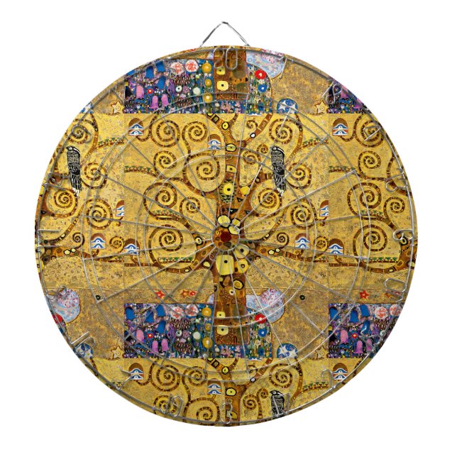 “ The Tree of Life ” , Gustav Klimt Dartscheibe (vorne)