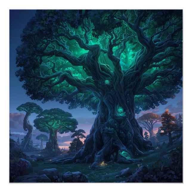The Tree that holds magic Poster (Vorderseite)