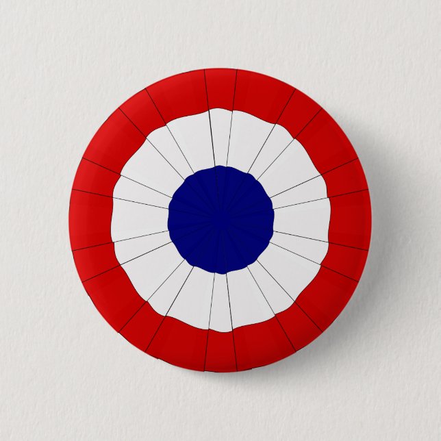 The tricolour cockade – Rosette Button (Vorderseite)