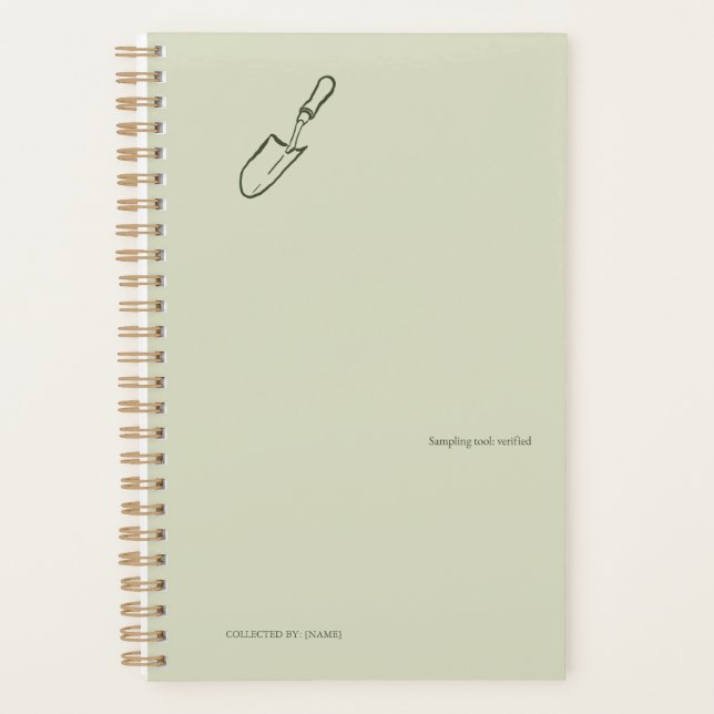 The Trowel -Botanists Pause- Minimalist Planner Planer (Vorderseite)