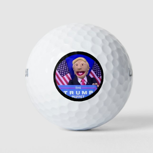 The TrumpPuppet Balls (For Golf) 12 count box Golfball (Vorderseite)