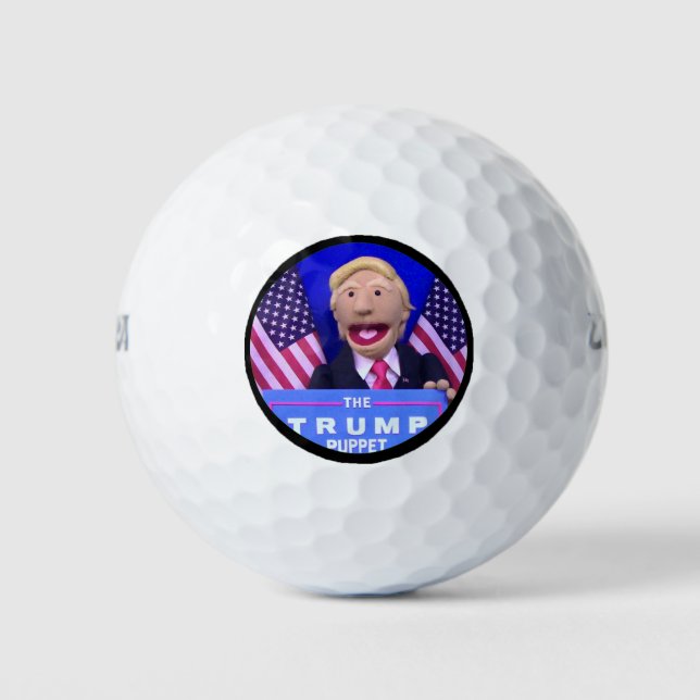 The TrumpPuppet Balls (For Golf) 12 count box Golfball (Vorderseite)
