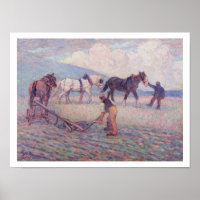 The Turn-Rice Plough, c.1909 (Öl gegen Kanvas)