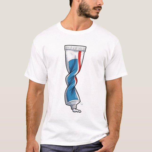 The Twisted Toothpaste Squeeze T-Shirt (Vorderseite)