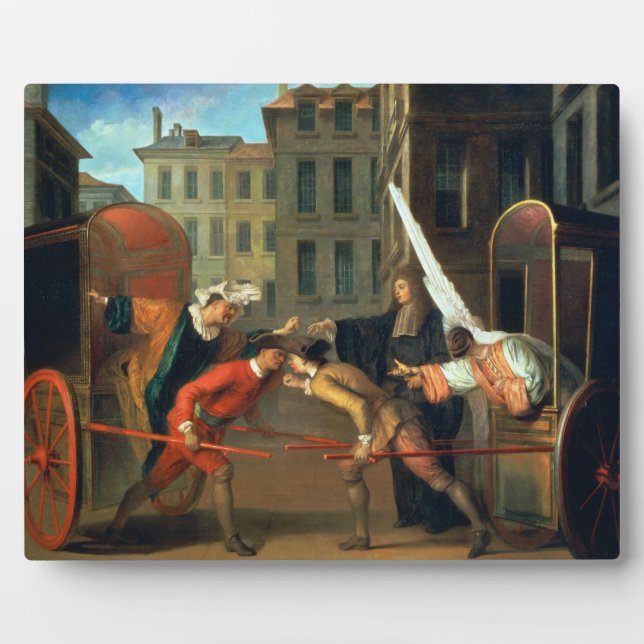 The Two Coaches, eine Szene hinzugefügt, um die Ko Fotoplatte (Vorderseite)