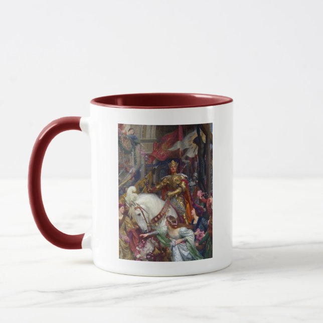 The Two Crowns c. 1900 von Sir Frank Dicksee Tasse (Links)