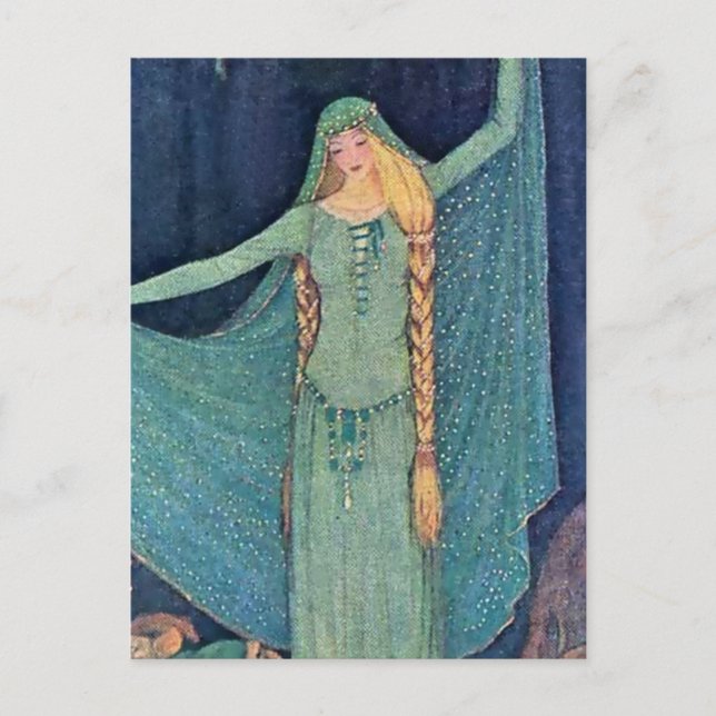 "The Two Kings Children" von Elenore Abbott Postkarte (Vorderseite)