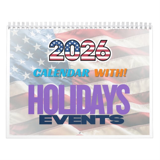 The Ultimate 2026 American Holiday Event Calendar Kalender (Titelbild)