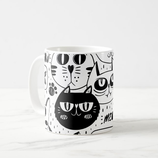 The Ultimate Cat Lover - Cozy Cat pet  Kaffeetasse (Vorderseite Links)