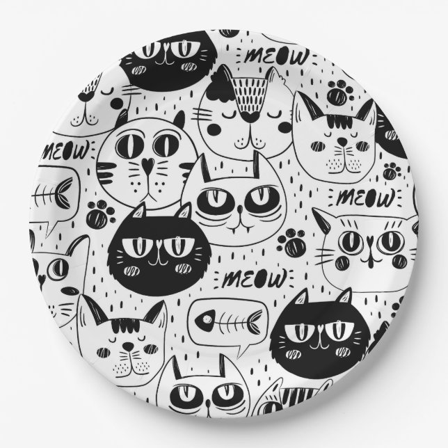 The Ultimate Cat Lover - Cozy Cat pet  Pappteller (Vorderseite)