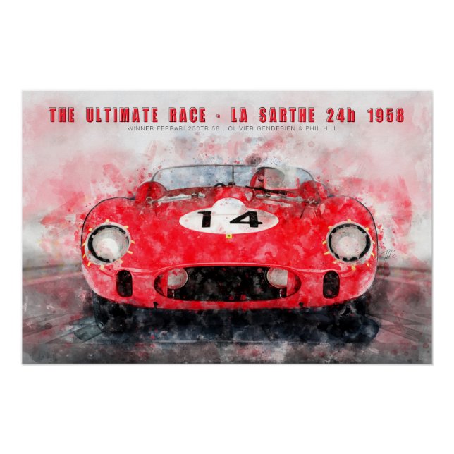 The ultimate race 1958 poster (Vorderseite)