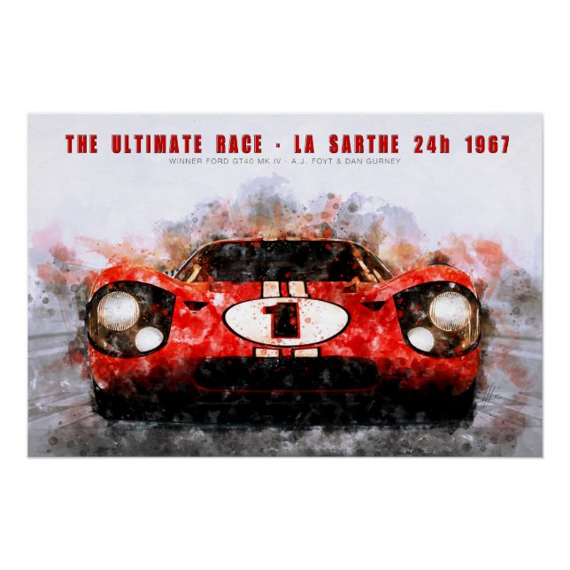 The ultimate race 1967 poster (Vorderseite)