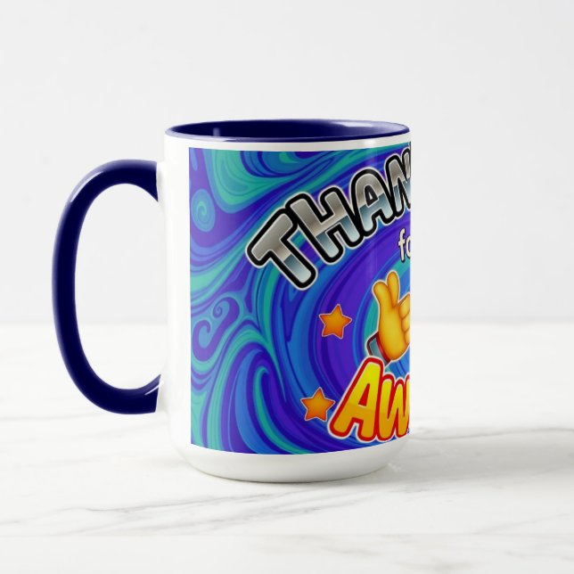 The Ultimate 'Thank You For Being Awesome' Gift Tasse (Links)