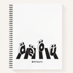 „The Umlauts™ Crossing Over“ Notizbuch