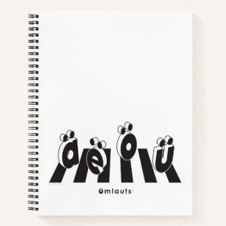 „The Umlauts™ Crossing Over“ Notizbuch