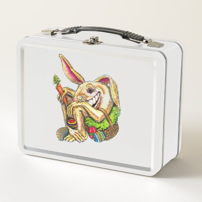 The Unconventional Metal Lunch Box Easter Basket (Vorderseite)
