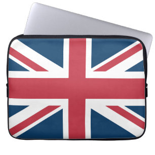 The Union Jack britische Flagge Laptop-Hülle Laptopschutzhülle