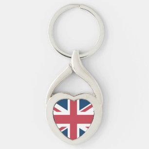 The Union Jack Britische Flagge Metall Schlüsselan Schlüsselanhänger