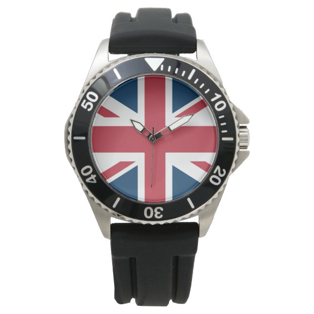 The Union Jack British Flag Armbanduhr (Vorderseite)